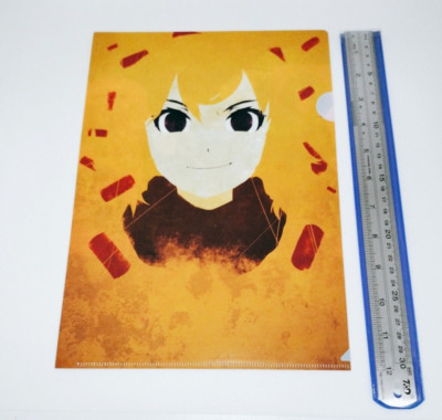 RWBY Volume 2 Pre-order bonus Toranoana Exclusive Yang A4 Plastic folder Japan