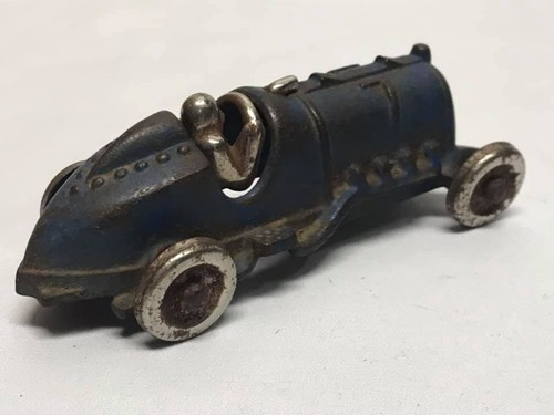 Antique Hubley #7 Cast Iron Race Car - Picture 4 of 10