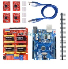 NUEVO 4 piezas A4988 + R3 CH340 + 4x disipador de calor + escudo CNC V3.0