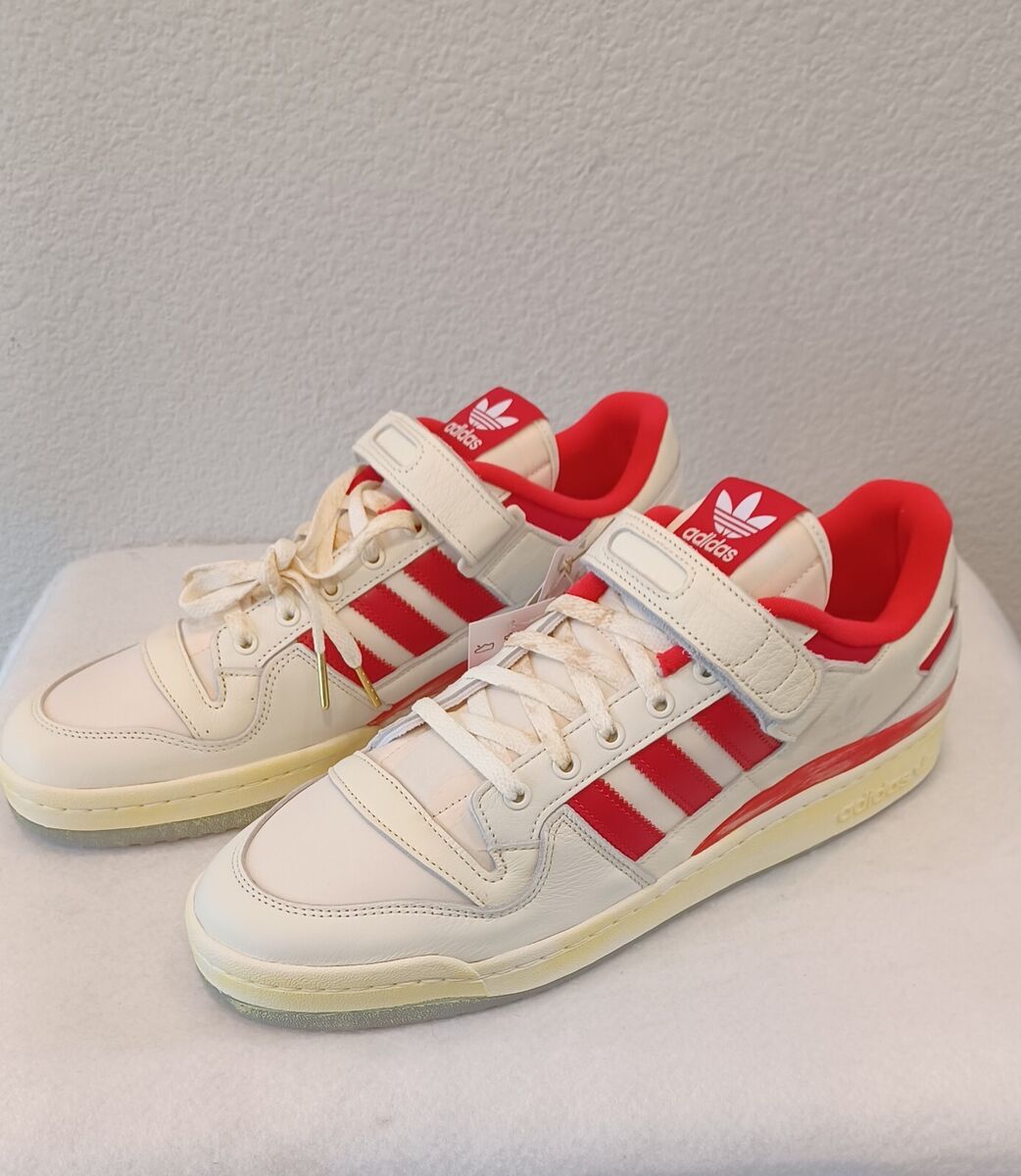 Tênis Adidas Forum 84 Low AEC Cloud White Red