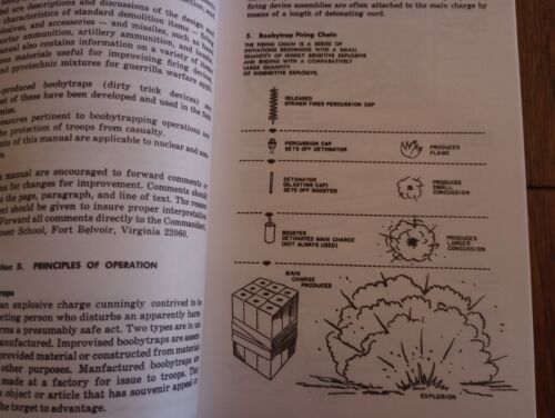U.S ARMY BOOBYTRAPS BOOK HANDBOOK GUIDE - Picture 3 of 9