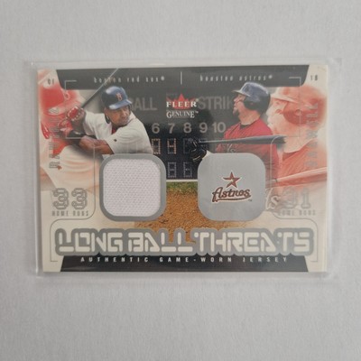 2003 Fleer Genuine Manny Ramirez Jeff Bagwel Redsox Astros Game-Used Jersey