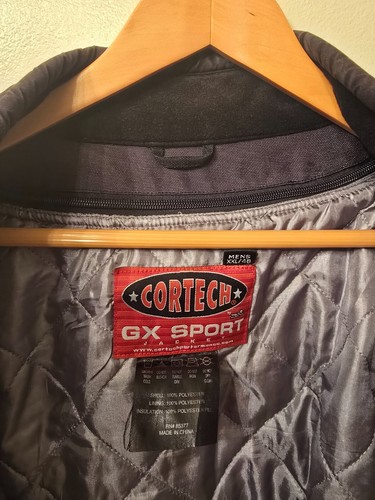 Cortech Men's GX Sport Armored Motorcycle Jacket Red/Black Size XXL / 48 - Picture 7 of 23