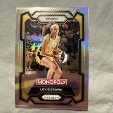 Lexie Brown 2024 Panini Prizm WNBA Monopoly Silver Los Angeles Sparks #41