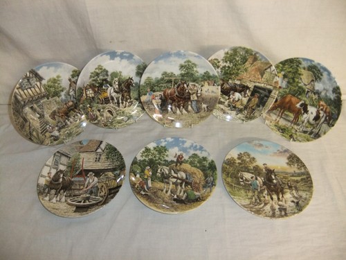 c4 Wedgwood LIFE ON THE FARM Sammlerplatten, jeweils mit Box & Zertifikat 8D5B - Bild 1 von 27
