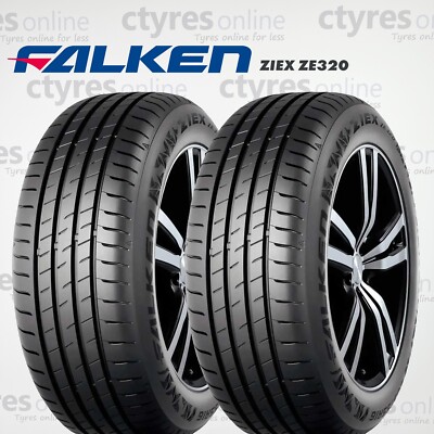2X New 205 50 17 FALKEN ZE320 93V XL 205/50R17 2055017 *A WET GRIP