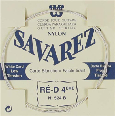 Savarez 524B (weiß) Wunde 4. Saite