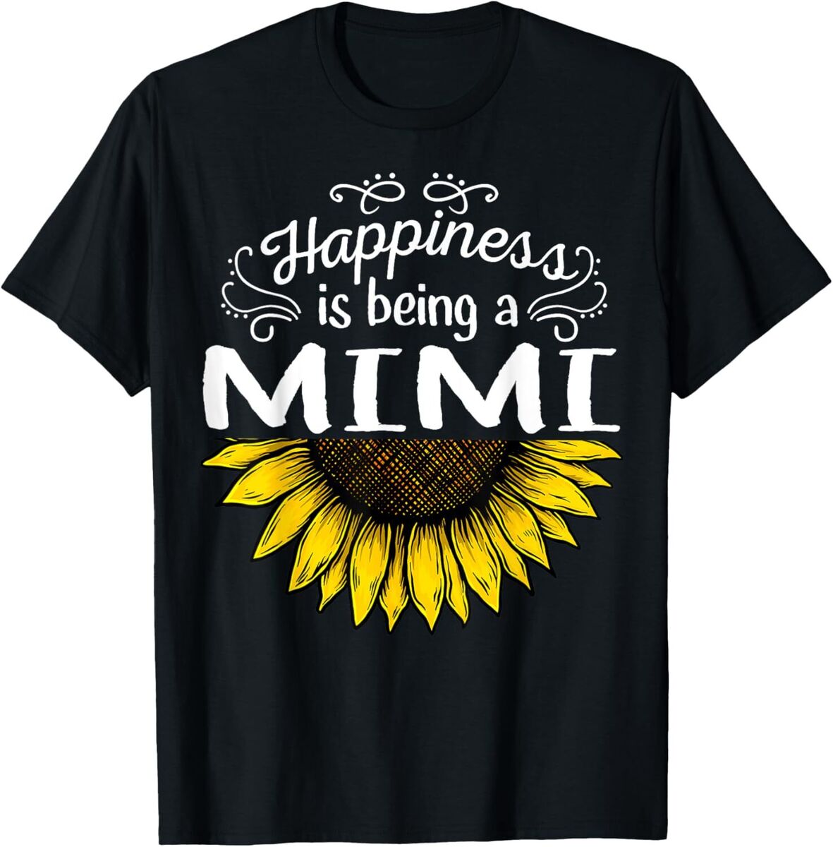 Happiness Is Being A Mimi Shirt Sunflower Grandma Gift Tees Happiness Is Being A Mimi Shirt Sunflower Grandma Gift Tees