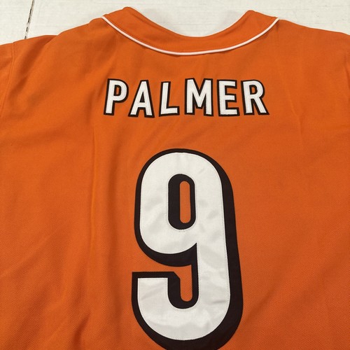 Cincinnati Bengals NFL Players Mens XL # 9 Carson Palmer Baseball Style Jersey! - Picture 6 of 6
