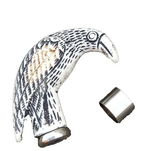 Blanco hueso Vintage Bastones y palos para caminata