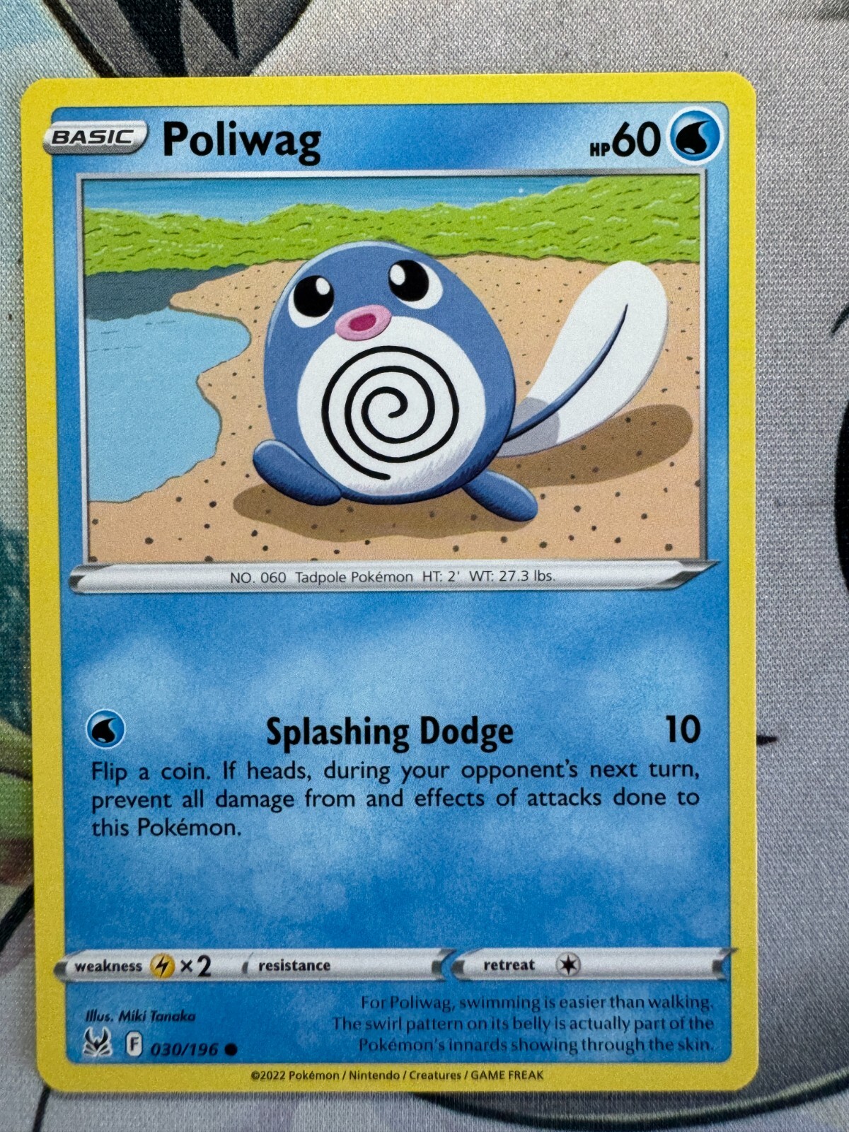Poliwag Non Holo English Pokemon TCG BKI187