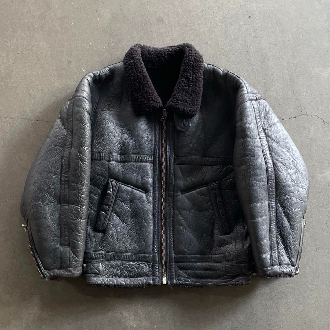 1980s イッセイミヤケissey miyake leather mouton s-l1200.jpg