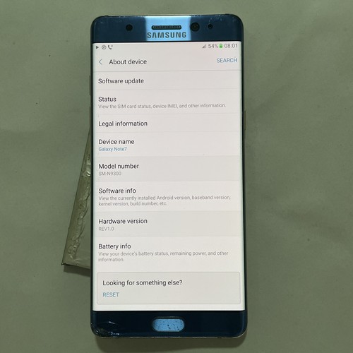 Original Used Phone For Samsung Galaxy SM-N930P American Version Blue - Picture 3 of 20