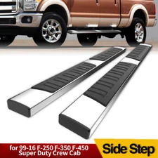 6" Running Board for 99-16 Ford F250 F350 F450 Super Crew Cab ABS Side Step Bars