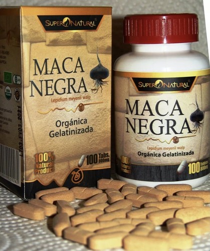 Supernatural Maca Negra Schwarze Maca Original aus Peru 100 Kapseln #Potenz - Bild 2 von 2