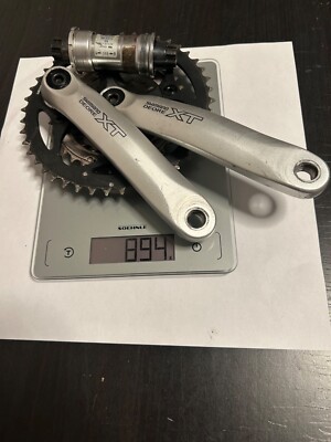 Shimano Deore XT クランクセット　FC-M751 170mm Vintage Shimano Deore XT FC-M751 Hollowtech 175mm Crankset