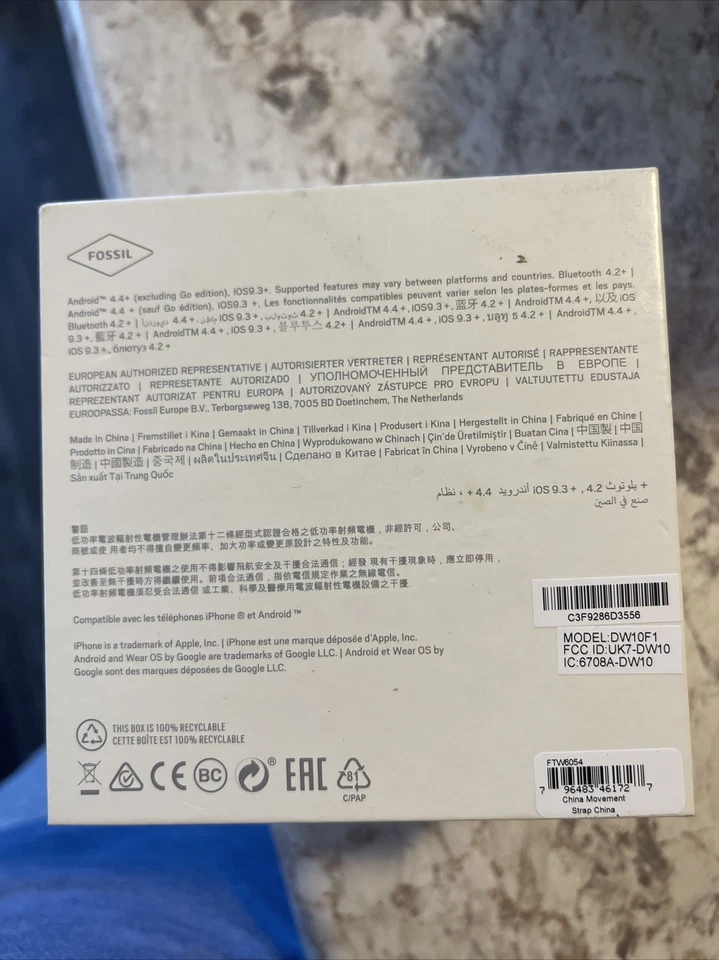 Reloj inteligente con pantalla táctil Fossil FTW6054 Gen 5 - Rosa Foto 2 de 2