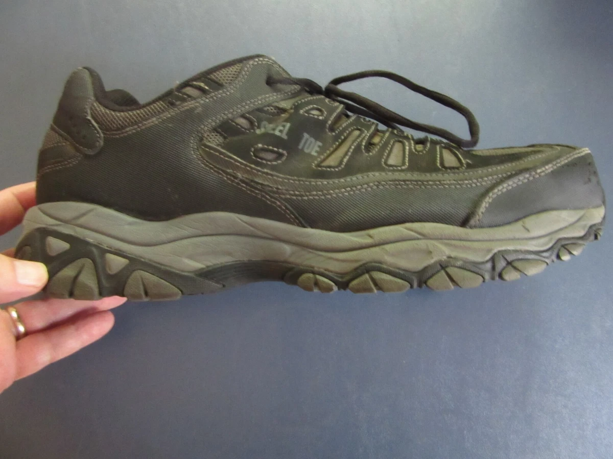 Skechers relaxed fit cheap cankton steel toe sneaker