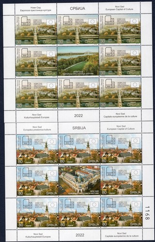1752 - SERBIA 2022 - Novi Sad - European Capital of Culture - MNH Mini Sheet