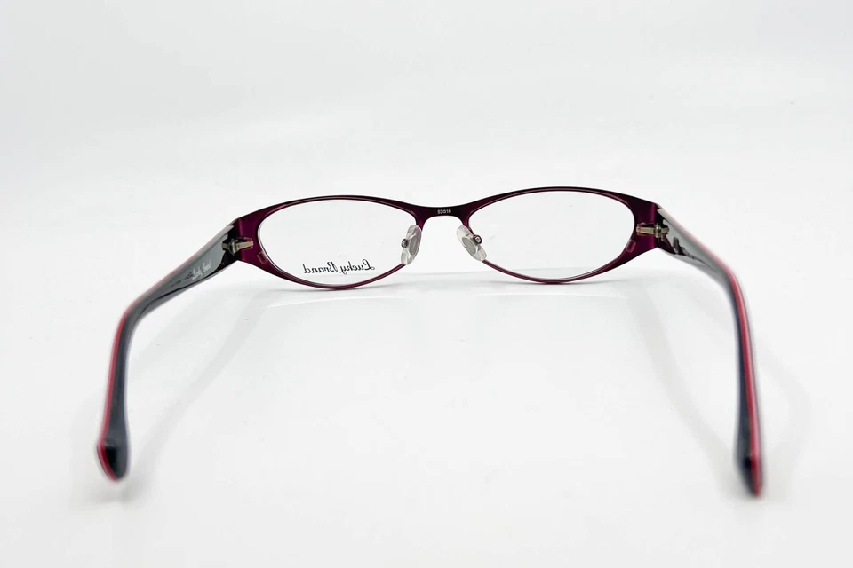 Monturas de gafas Lucky Brand para mujer rojas borde completo 53-16 15354 Foto 4 de 4