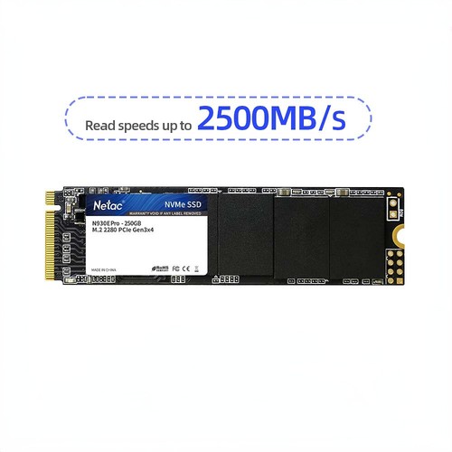 Netac 1TB SSD 3D NAND NVMe PCIe Gen3×4 M.2 2280 Internal Solid State Drive - Picture 1 of 11