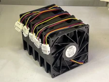 Lot of 5: Mechatronics DC 24V 1.65A 120mm Ball Bearing Fans MS1438M24B1+6 FSR