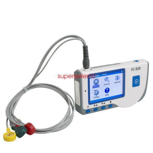 Carejoy ECG EKG Machine Monitor PC-80B Electrocardiograph Heart Rate Meter Set - Picture 10 of 12