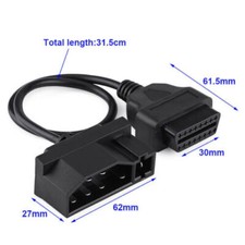 7Pin OBD1 to 16Pin OBD2 for Ford Scanner Chec...