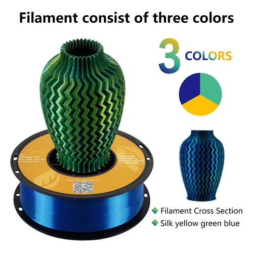 【Achetez 3 obtenez 2 gratuits】Kingroon 1KG PLA PETG 1,75mm Imprimante 3D Filament Bundle Bobine - Photo 35/44