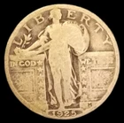 1925-P Standing Liberty Quarter 90% Silver Good G  #SL-425