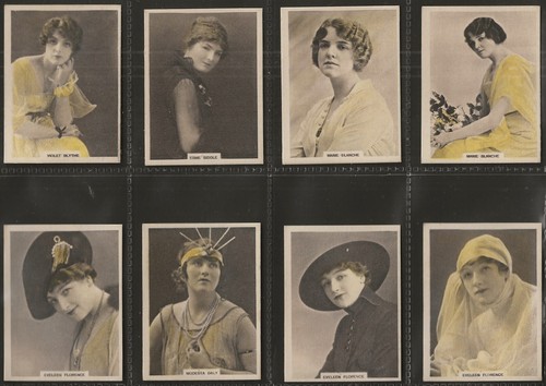 B.A.T. (BATTLE AX CIGS)-FULL SET- FAMOUS BEAUTIES 1916 (100 CARDS) ALL SCANNED - Picture 8 of 22