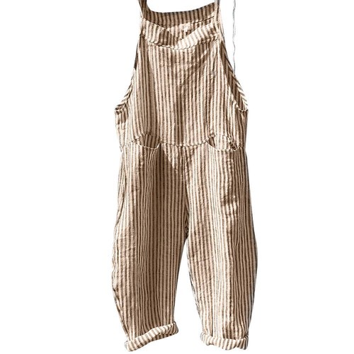 Womens Overalls Dungarees Summer Loose Trousers Ladies Baggy Jumpsuit Playsuit - Picture 42 of 95