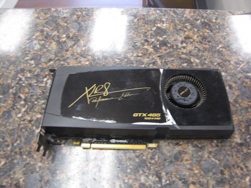 EVGA NVIDIA GEFORCE GTX 465 1024 MB Graphics Card Mini HDMI