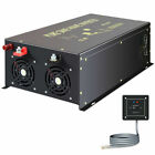 10000W Pure Sine Wave Inverter 24V to 120/220V Remote Switch Home Solar System