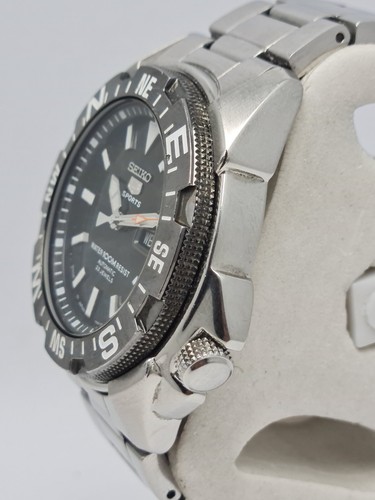 Seiko 5 Sports Diver Compass Automatic Day/Date Men's Watch 7S36-02P0 - Picture 5 of 13