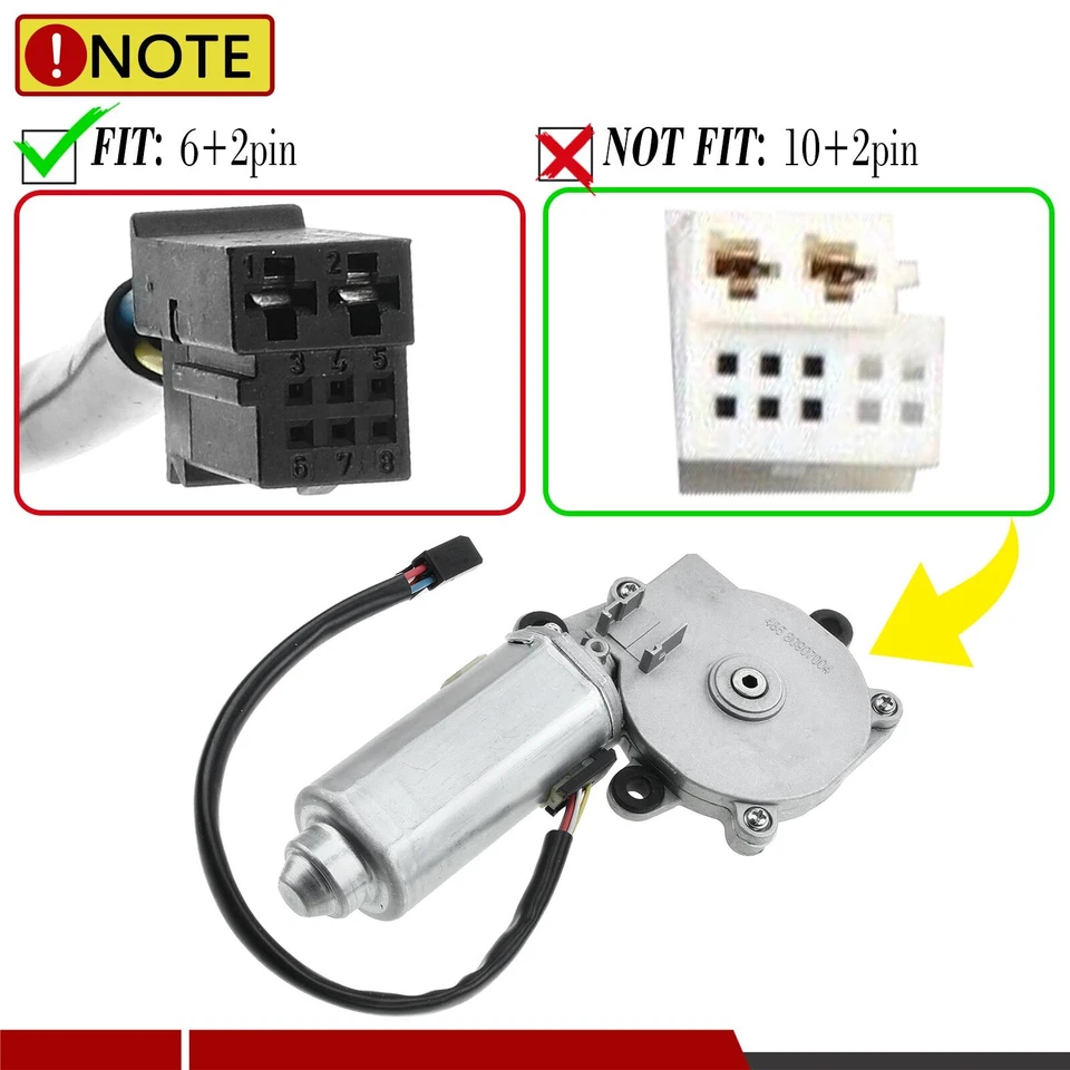 Motor techo corredizo trasero para Mercedes-Benz E320 E350 E500 E55 AMG S350 S400 S550 Foto 2 de 4