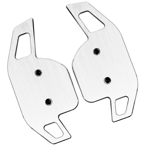 Schaltwippen Verlängerung silber passend für Audi A S RS R Q 3 4 5 6 8 TT TTS RS - Bild 9 von 9