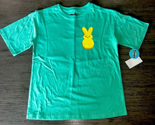 Where My Peeps At Easter T-shirt Girl Or Boy New. Size 10/12 - Picture 2 of 3
