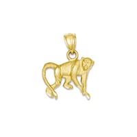 14k Yellow Gold Crawling Monkey Charm Pendant - 17x22mm 1.73 Grams on sale 14k Yellow Gold Crawling Monkey Charm Pendant - 17x22mm 1.73 Grams on sale