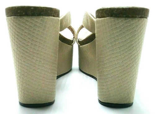 Michael Antonio Women's Slip-On Platform Thong Toe Dress Sandals Beige 6,5 US - Picture 8 of 10