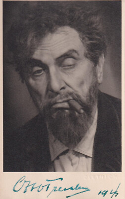 OTTO TRESSLER Original Autogramm Dietrich Foto Postkarte 40er selten Stummfilm