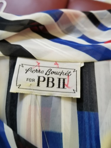 Pierre Bouchet Multi-color blouse for PBII, Sz 8 - Picture 6 of 6