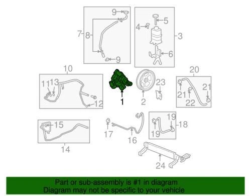 Bomba de dirección asistida genuina GM 2007-2017 Buick Chevrolet GMC Saturn LT 85112727 Foto 4 de 4