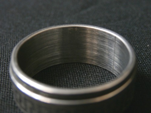 Impresionante anillo de banda móvil de acero inoxidable para hombre talla 11,75 ¡Haz una oferta! #1119 - Imagen 6 de 7