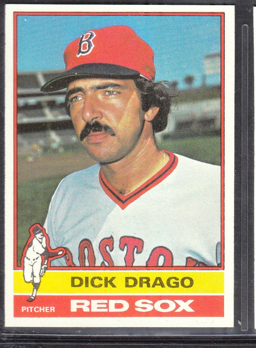 1976 Topps #142 Dick Drago Boston Red Sox nrmt Set Break