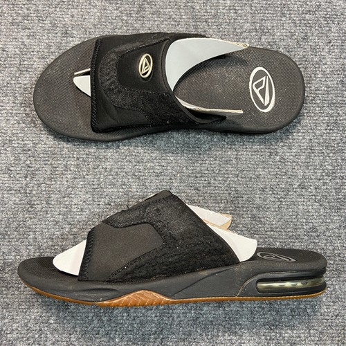 Reef Sandals Mens Size 7 Black H Strap 