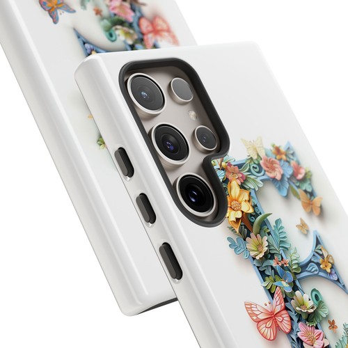 Floral Letter F Phone Case for iPhone, Samsung & Google Pixel - Picture 193 of 227