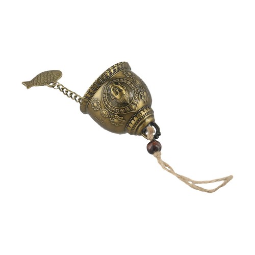 Bells Metal Copper Metal Copper Ornament Small Fish Pendant Hanging On ...