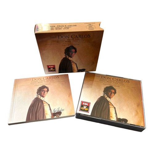 Verdi’s Don Carlos - CD - Plácido Domingo Caballe Giulini 3 Discos Caja Set Ópera - Imagen 2 de 6