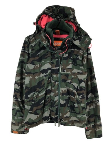 SUPERDRY The WINDJACKE Jacke Mantel Kapuze Damen Größe S